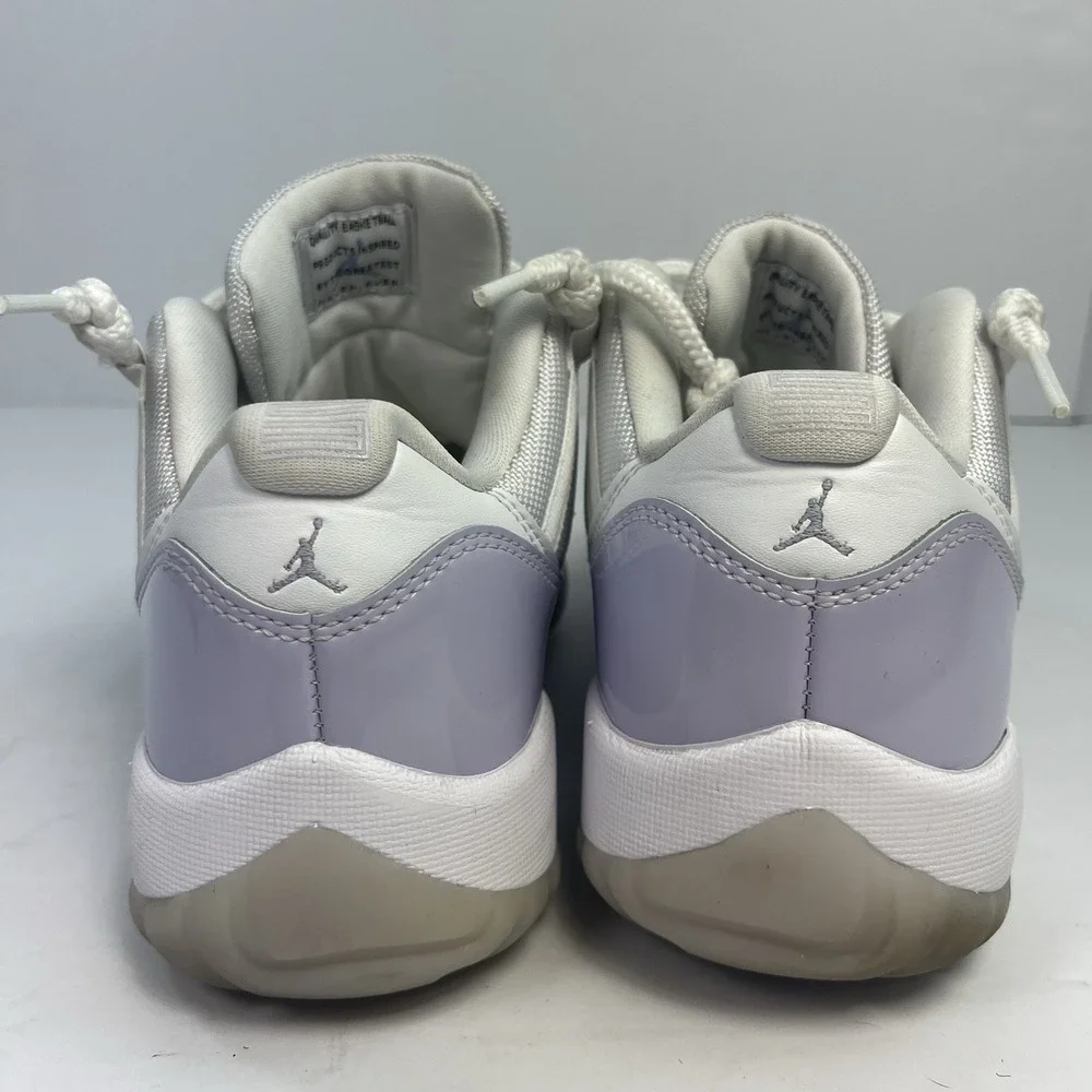 Air Jordan 11 Retro Low Women's 8.5 Pure Violet White Shoes Sneakers AH7860-101